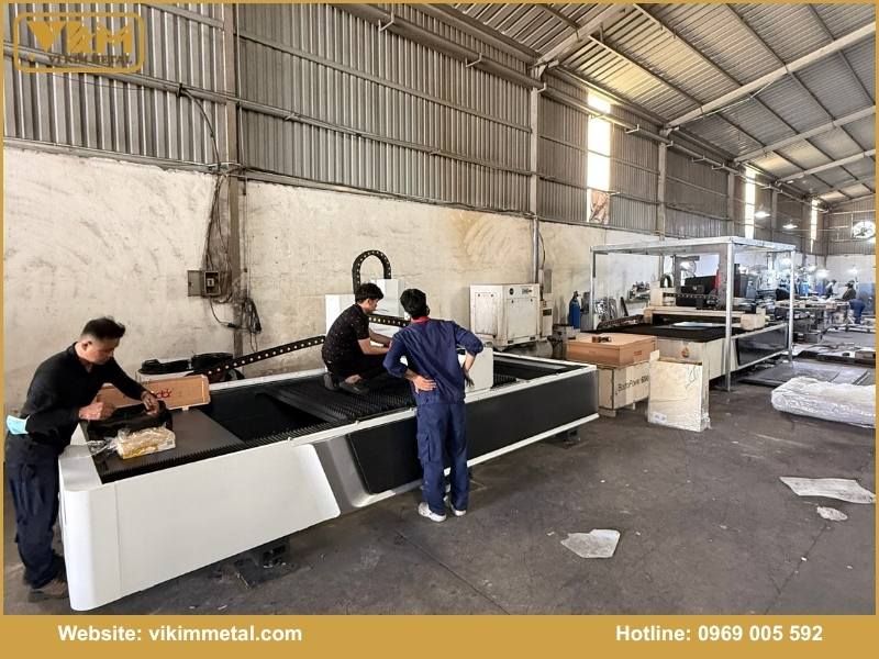 Dịch vụ cắt laser Đồng tại Vikim Metal