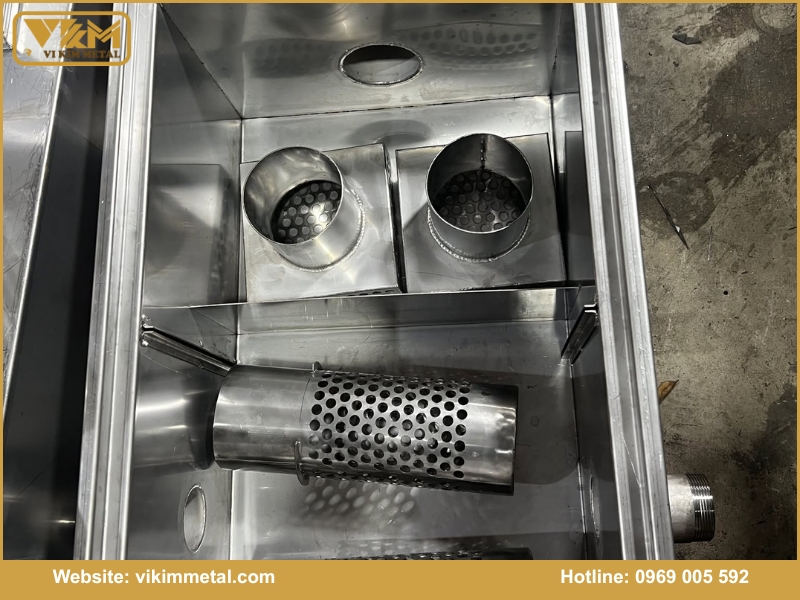Dịch vụ gia công bẫy mỡ inox tại Thủ Dầu Một