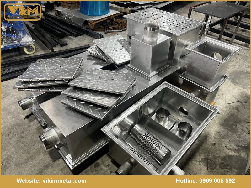Lợi ích dịch vụ gia công bẫy mỡ inox giá rẻ tại Dĩ An