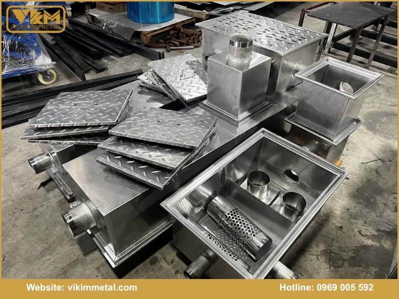 Lợi ích dịch vụ gia công bẫy mỡ inox tại Thủ Dầu Một
