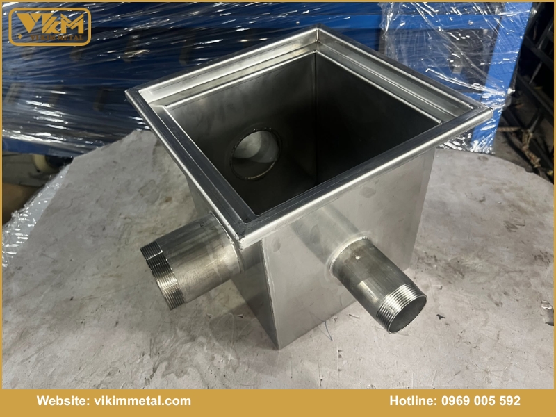Lưu ý về gia công bẫy mỡ inox giá rẻ tại Dĩ An